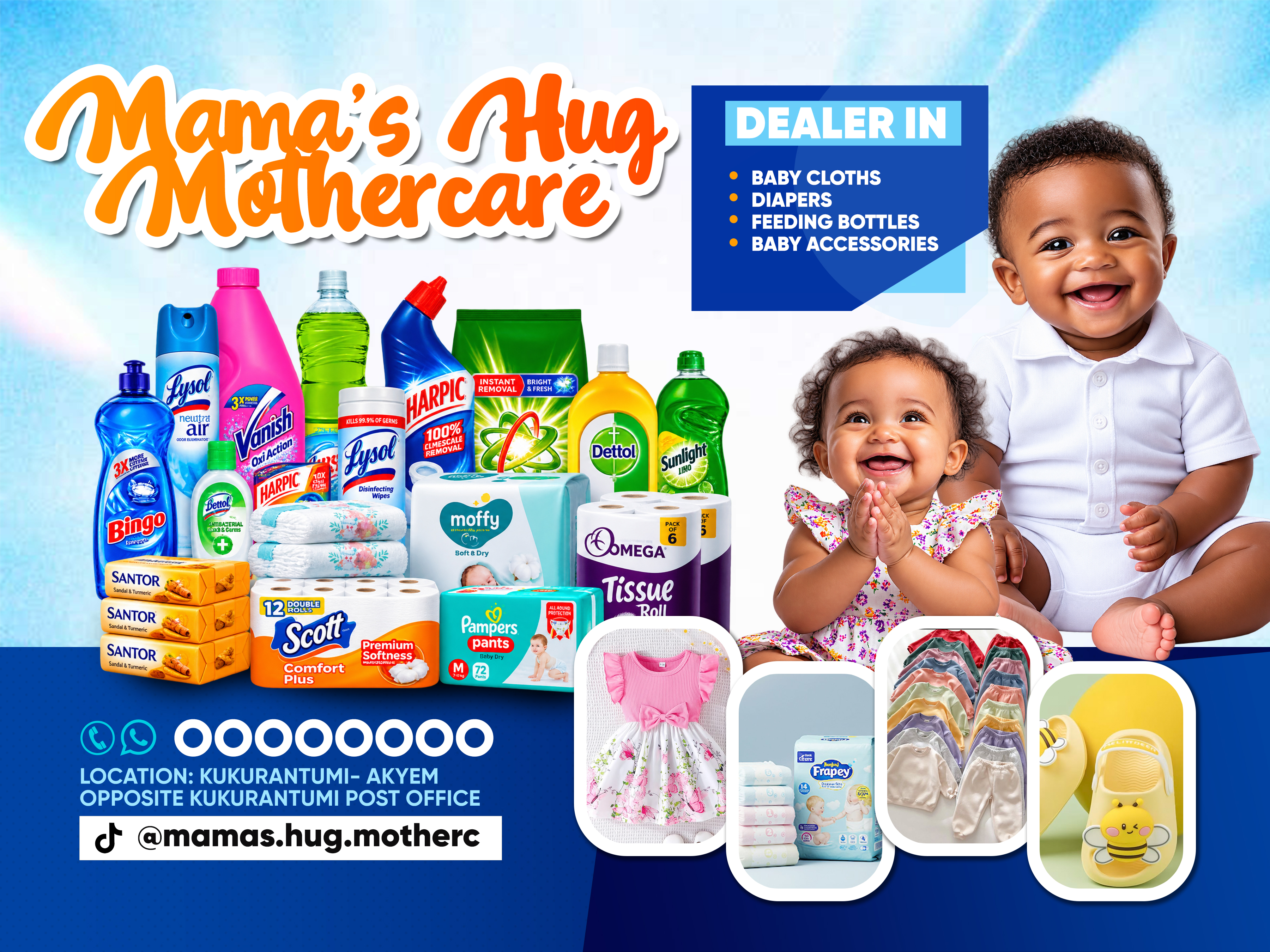 Mother Care Flyer Design PSD Template