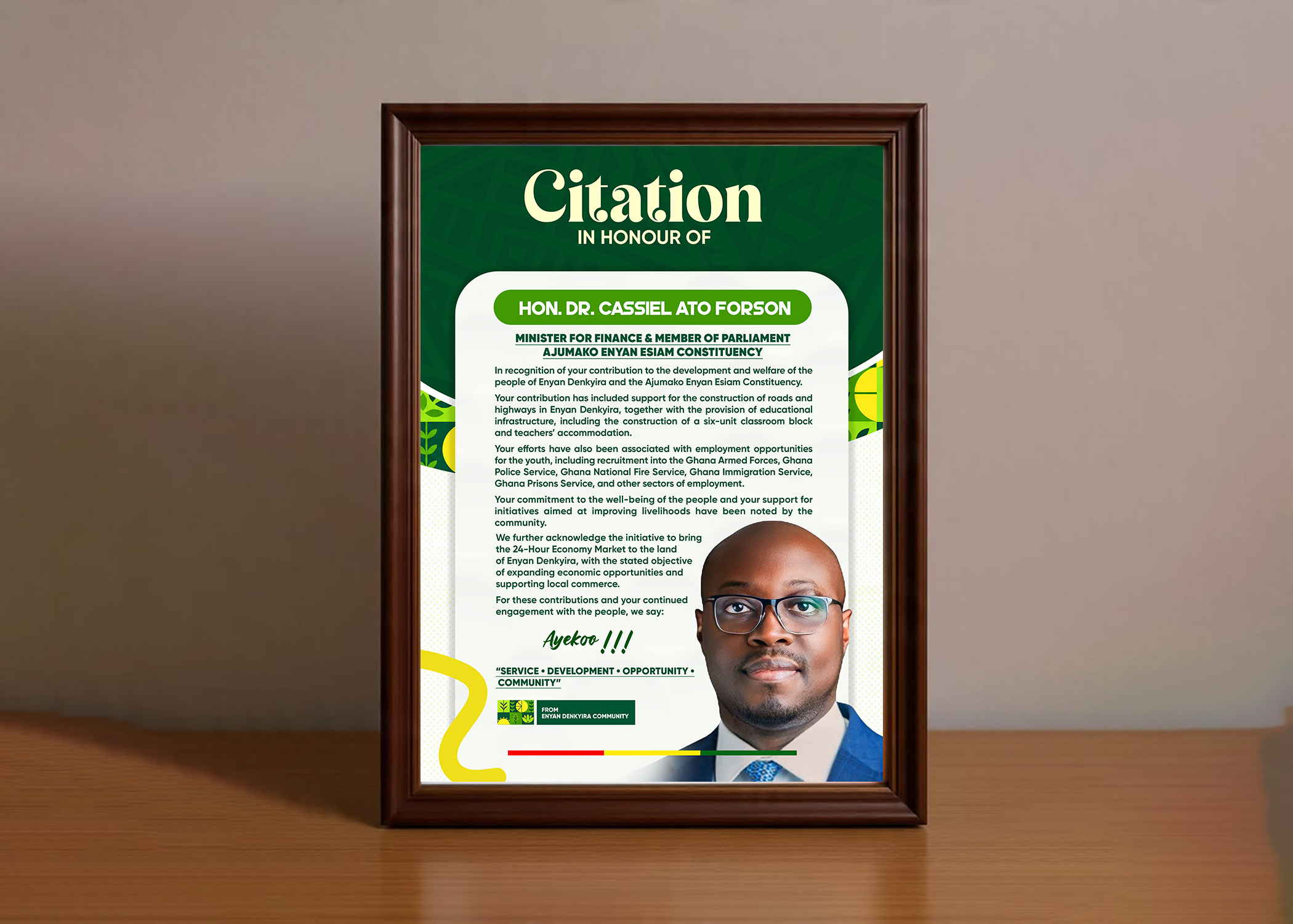 Citation Design PSD Template